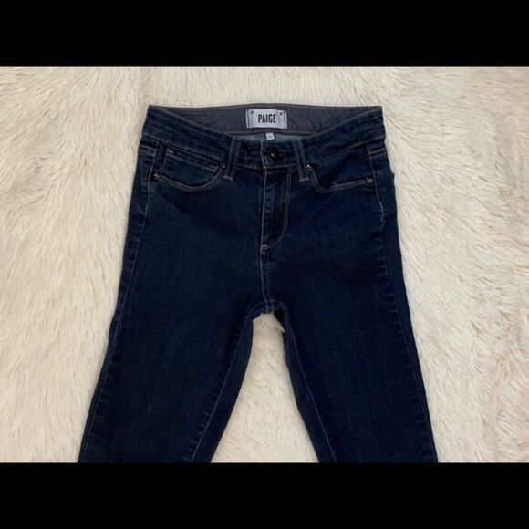 Women’s Dark blue Paige Hoxton ultra skinny jeans size 24 - Picture 6 of 9